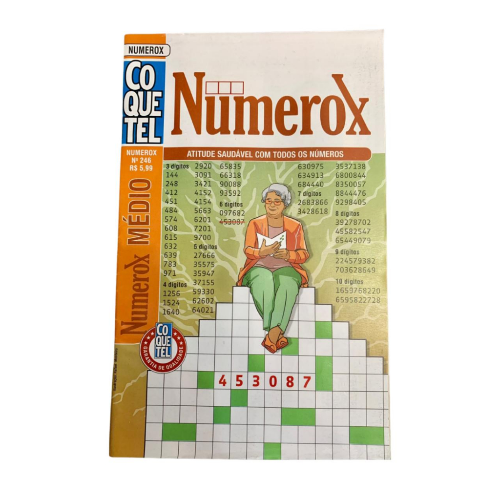 Livro Coquetel Numerox - Nível Médio: N° 246 (novo) | Shopee Brasil