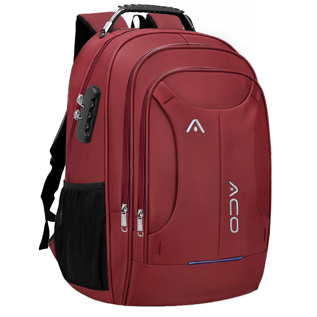 Mochila de Viagem Masculina Grande Entrada USB Bateria Interna