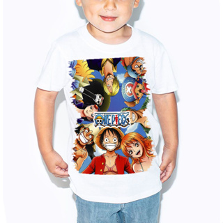 Camisa Camiseta Infantil One Piece Luffy Adulto Anime Desenho #2