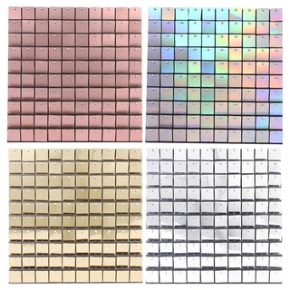 Kit 28 Painel Mágico Shimmer Wall Placa 30cm x 30cm Lantejoulas Paete Painel Festa