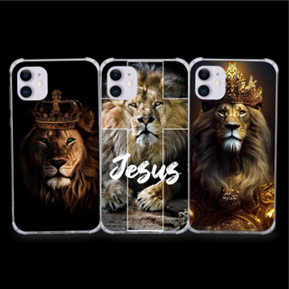 Kit  capa Celular Personalizada Leão King Jesus