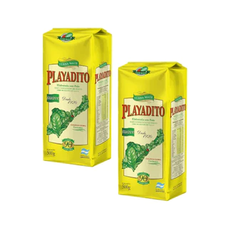 2 Unidades Erva Mate Argentina Playadito Tradicional 500 grs (2x500grs)