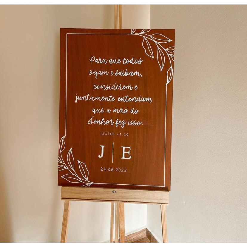 Quadro Decorativo Casamento Recepção Para que todos vejam | Shopee Brasil