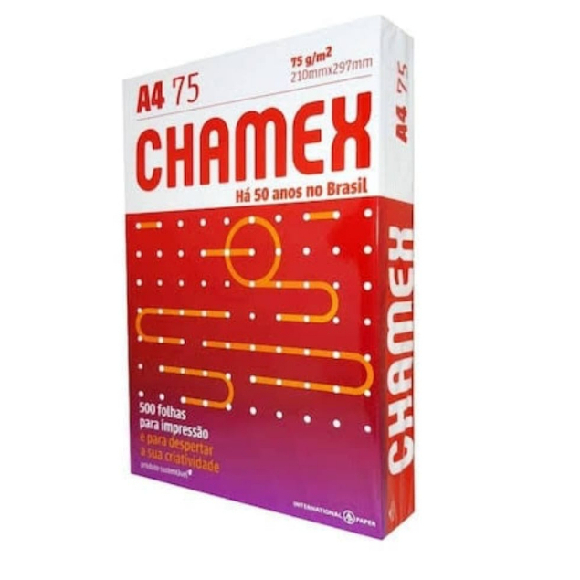 Papel Sulfite A4 Chamex Branco 75g 500 Folhas Shopee Brasil 5179