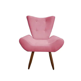 Poltrona Decorativa Emília Consultório Escritório Aninha Decor