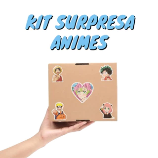Kit Animes Surpresa Naruto Jujutsu Attack on Titan Demon Slayer Tokyo Revengers Boku no Hero