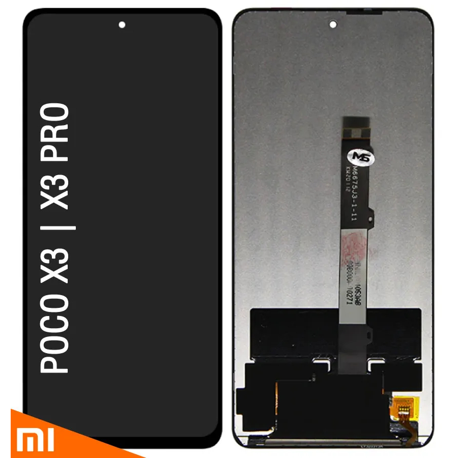 Display Tela Frontal Touch Completo Poco X3 / X3 Pro Sem Aro Original ...