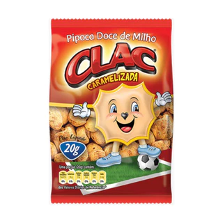 KIT - PIPOCAS CLAC 20G - 2 FARDOS DE 50X20G (100 PACOTINHOS DE 20G)
