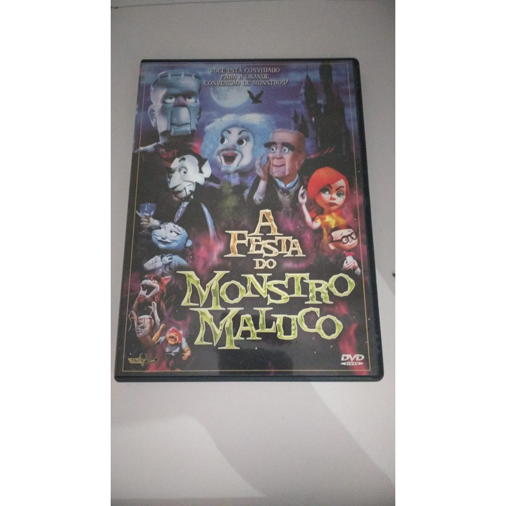 Dvd a festa do monstro maluco Shopee Brasil