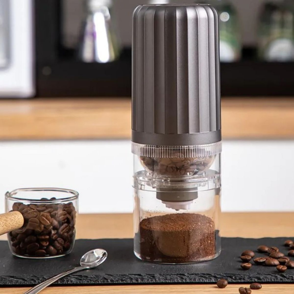 Moedor de Café Elétrico Portátil Moedor de Grãos Automático Recarregável USB Triturador de Café e Grãos