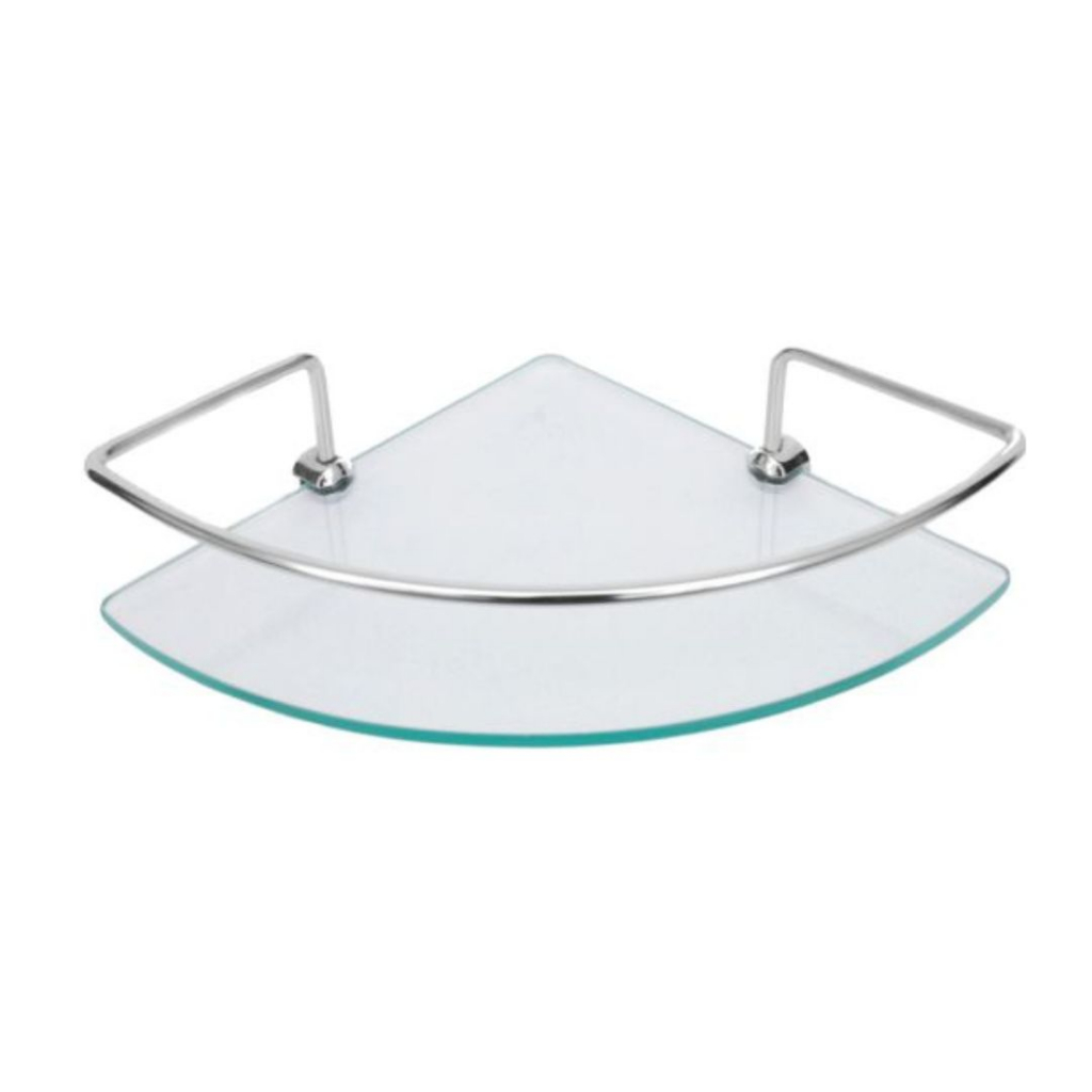 Porta Shampoo Canto Banheiro Vidro Organizador Box