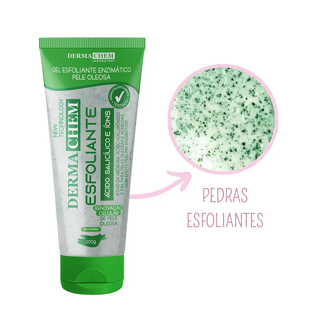 Esfoliante Facial Para Pele Oleosa e Acnéica, Ácido Salicílico ...