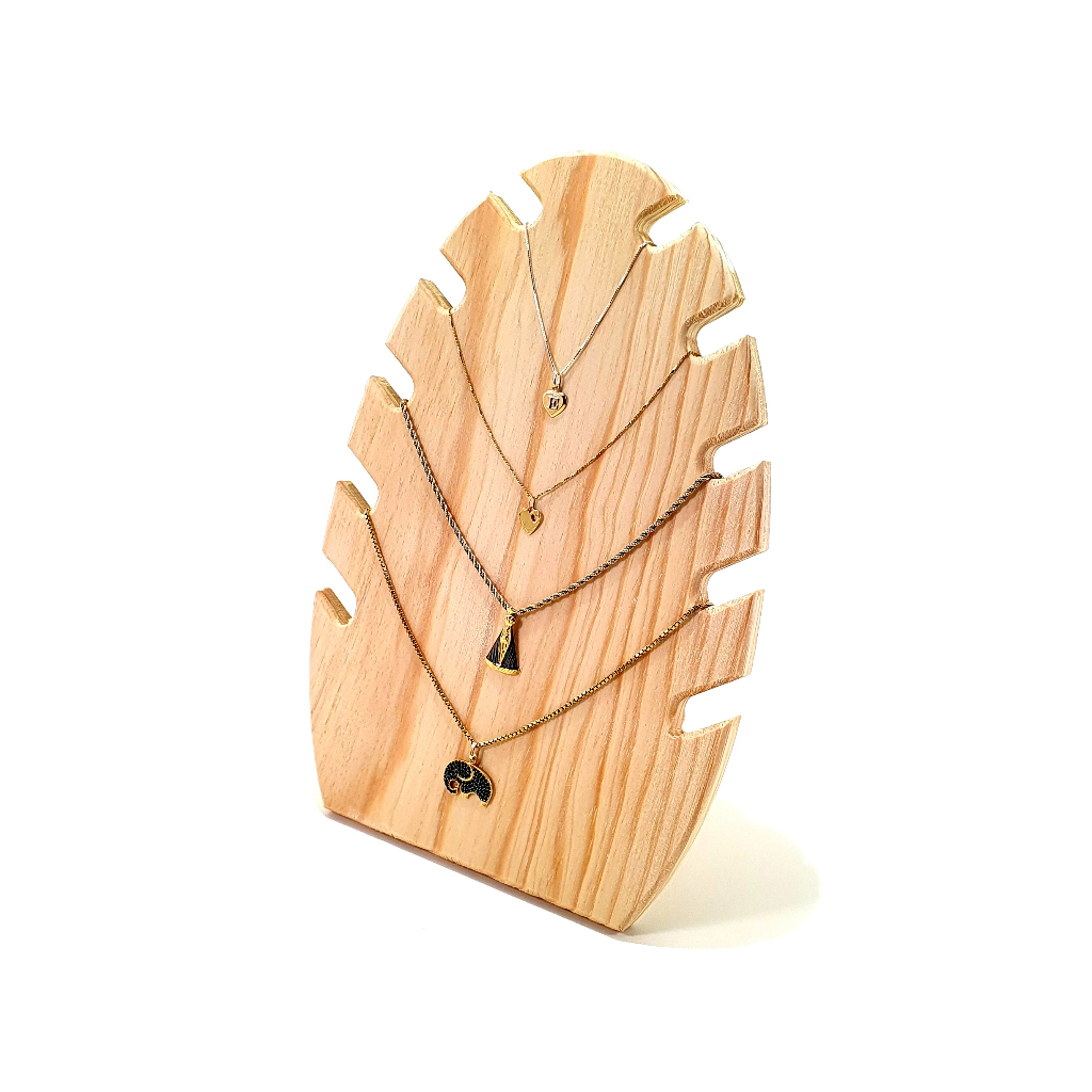 Porta Colar, Jóias Madeira Pinus Expositor. Lojas, Casa