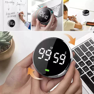 Cronômetro Magnético Digital Timer Display Temporizador Cozinha Academia Estudo