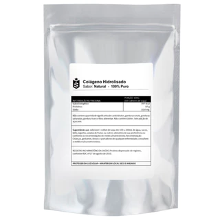 Colágeno Tipo 1 Hidrolisado - 1kg - 100% Puro Importado - Soldiers Nutrition