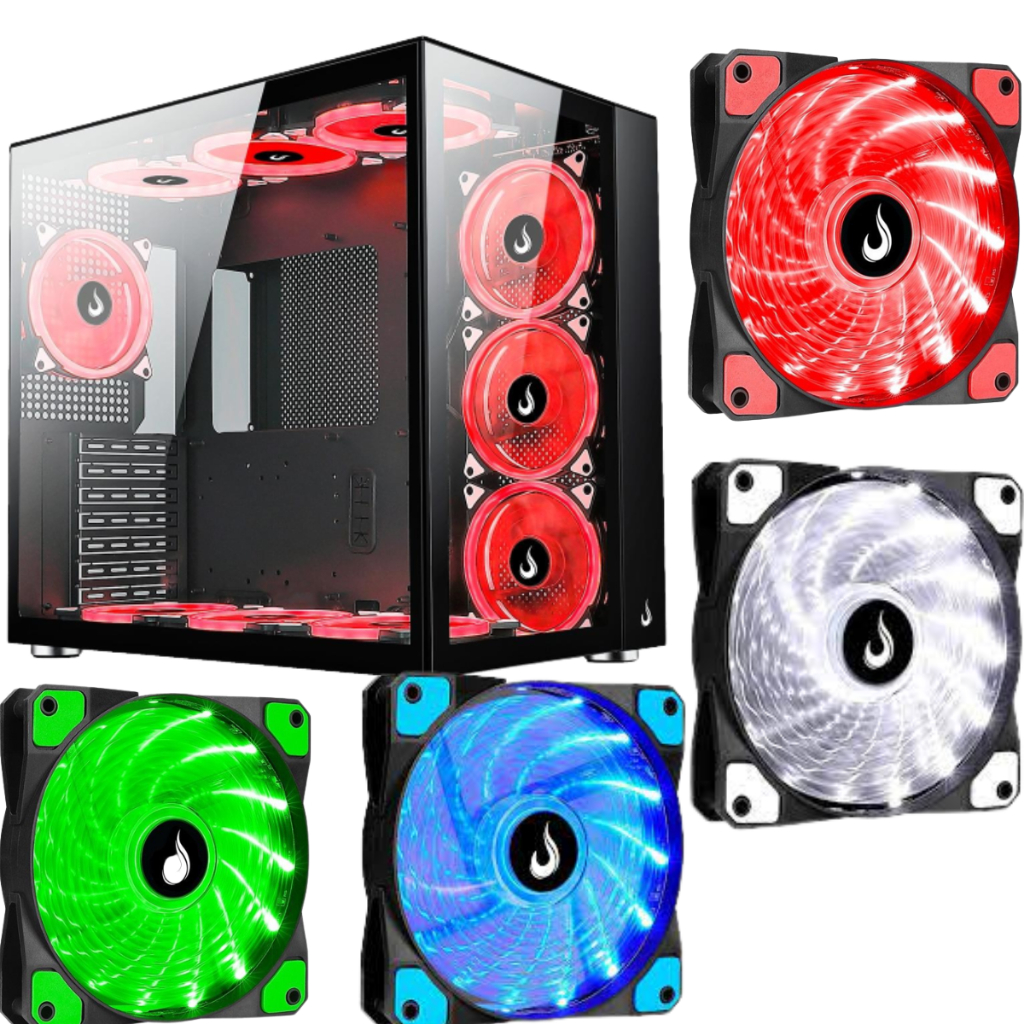 Fan Cooler Ventoinha Para Gabinete de Pc Gamer Com Led 120mm ENVIO IMEDIATO