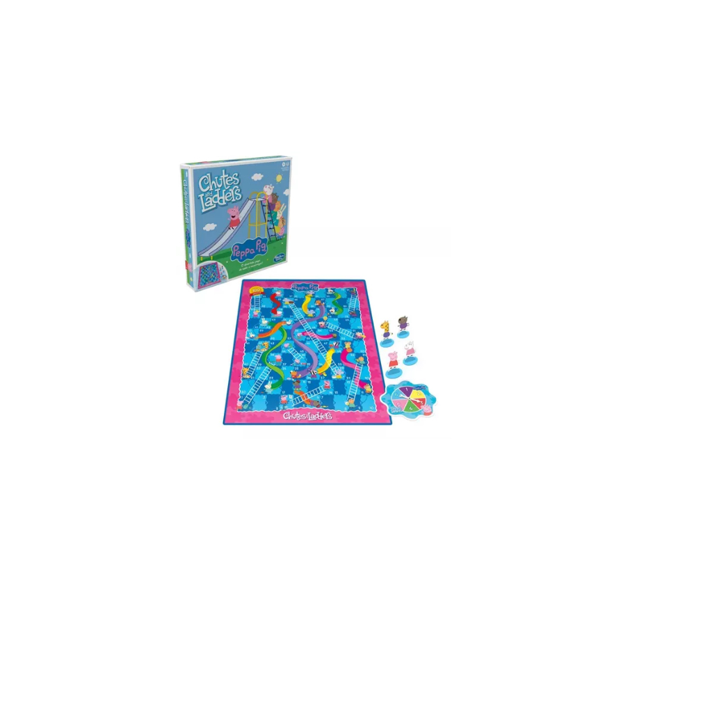 Hasbro Gaming Jogo de Tabuleiro Chutes and Ladders: Peppa Pig