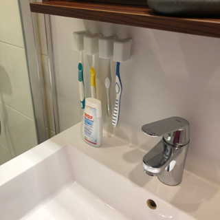 Porta Escova De Dentes, Anti Germes, Bactérias, Poeira Modelo Novo