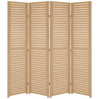 4 Biombo Sanfonado Repartido Folha Madeira Mdf Painel Separador Divisor De Ambiente Divisória Vazado Variado Escolher Top