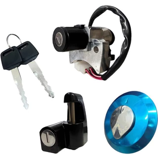 Kit Chave Ignição Com Tampa Para Titan 150 Es Esd Ex Flex 2014 A 2015