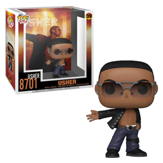 FUNKO POP ALBUMS USHER 8701- USHER 39 (65775) NOVO ORIGINAL em Oferta na Shopee