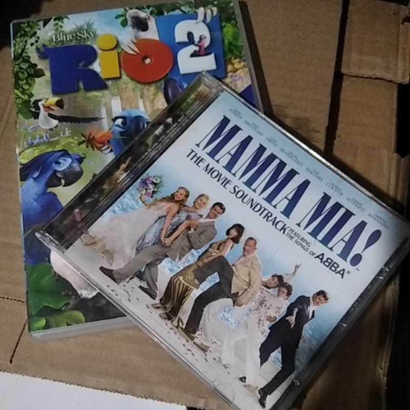 dvd Rio 2 +Cd mama mia | Shopee Brasil
