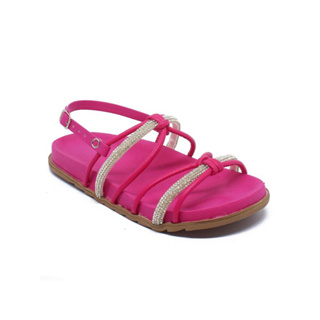 Sandalia Feminina Birken Papete Tira Com Strass Iza