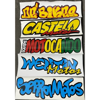 kit Adesivo Debikes/Serramotos/Castelomotos/WeltinMotos/EquipeMotocando