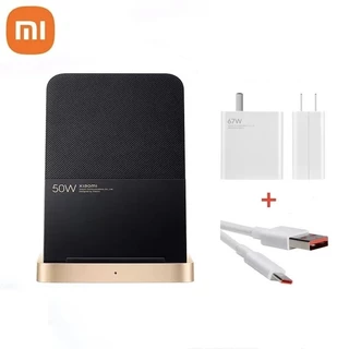 Carregador wireless 50w Xiaomi com Cooler e Carregador 67w com cabo