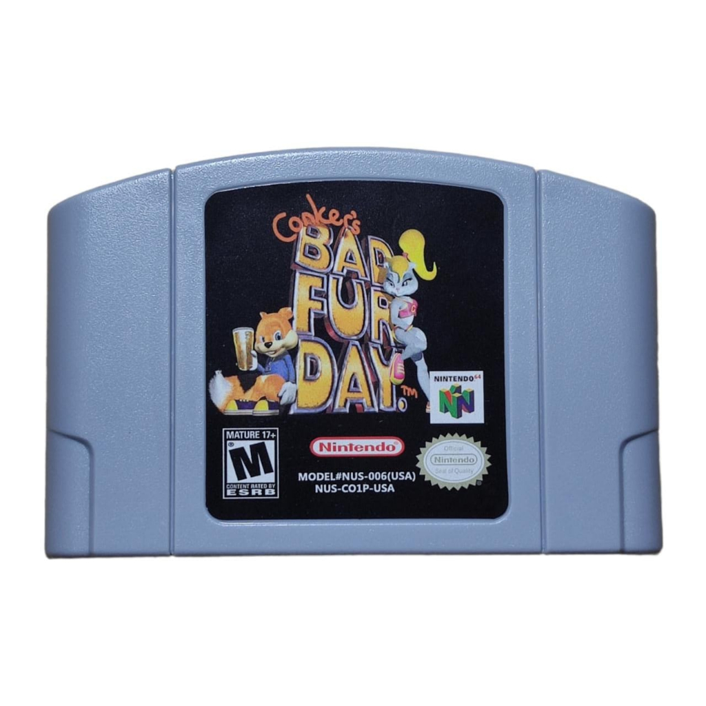 Conkers Bad Fur Day Salvando para Nintendo 64 N64 | Shopee Brasil
