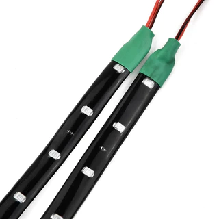 Kit 2 Fita Siliconada 12 Led 30 Cm Universal Luz Branca