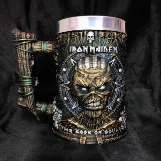 Caneca/Copo Premium Iron Maiden - The Book Of Souls 3D Resina