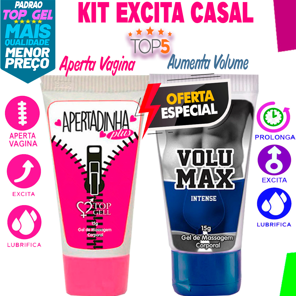 kit sex shop lubrificante sensual Volumax Apertadinha Produtos eróticos e sexy Shopee Brasil