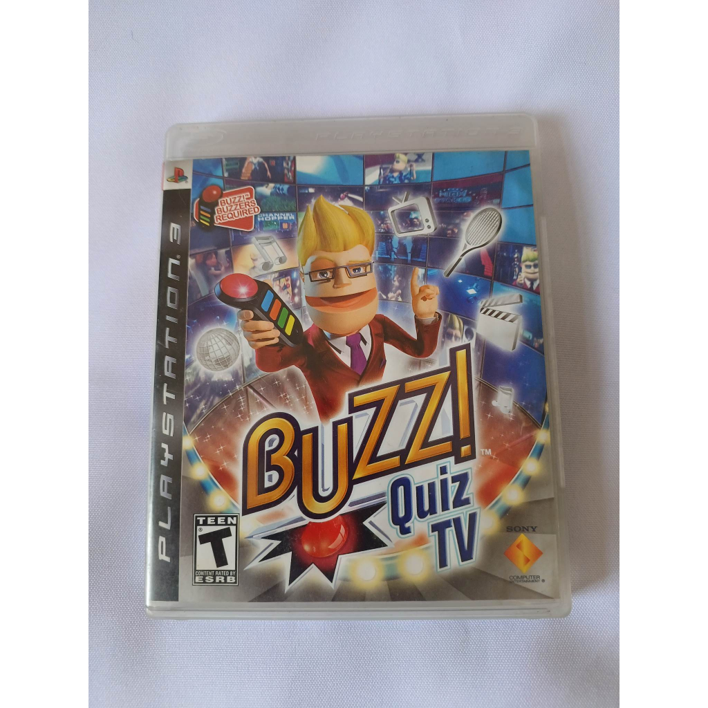 Buzz Quiz Tv Ps3 Mídia Física | Shopee Brasil
