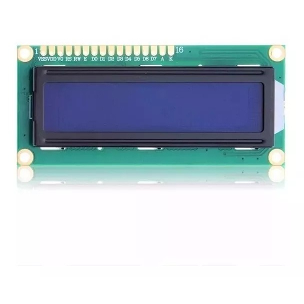 DISPLAY LCD 16X2 C/ BACKLIGHT AZUL | Shopee Brasil