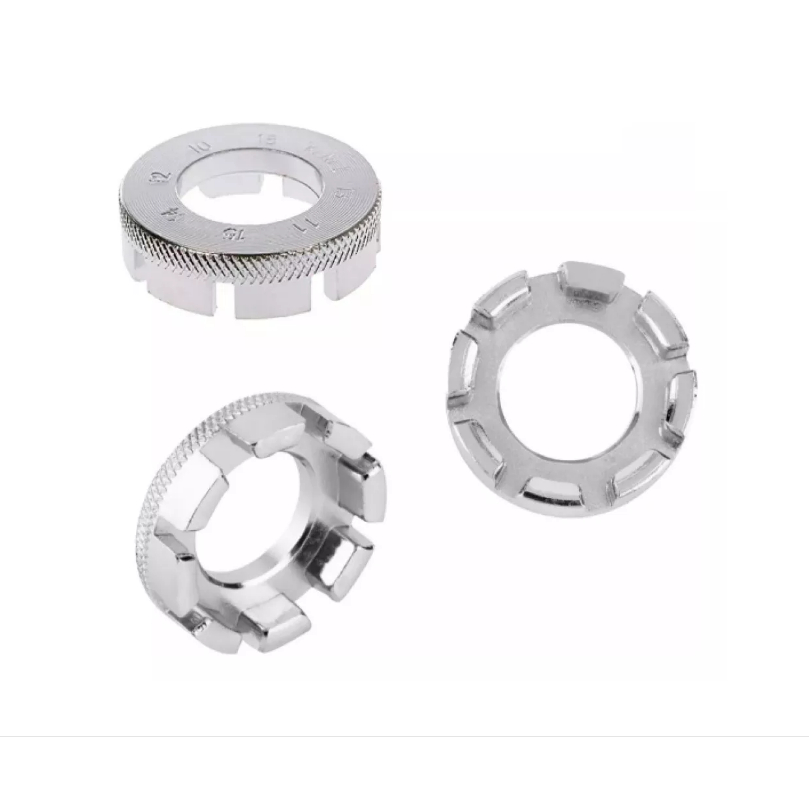 Chave Extratora Alinhamento Aperta e Solta Para Raios de Bicicleta c/ 6 Medidas Universal