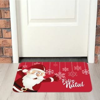 Natal - Tapete Entrada de porta Capacho Emborrachado Moderno - O mais Barato da shopee - Direto de Fábrica -Envio Rápido
