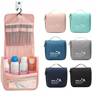 Necessaire Bolsa Organizador Com Alça Para Maquiagem Cosmético Viagem