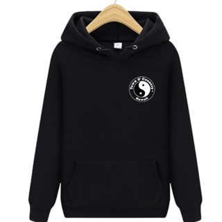 Blusa Moletom Canguru Tony Country Yin Yang Bem Mal Preta