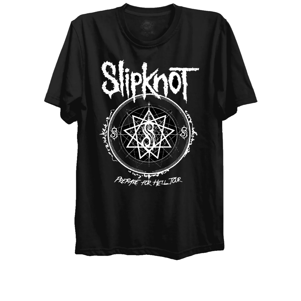 Camiseta Banda Heavy Metal rock Slipknot db 100% algodão