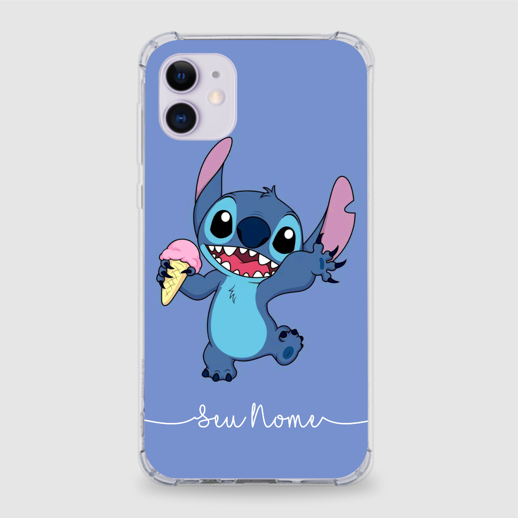 Capa Personalizada stitch com Nome Celular