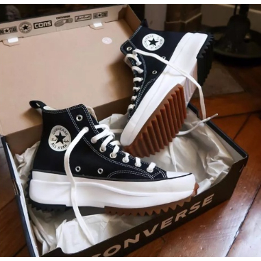 TÊNIS CONVERSE ALL STAR CHUCK TAYLOR PLATAFORMA PRETO CANO BAIXO - TEAHUPOO  SKATE SHOP