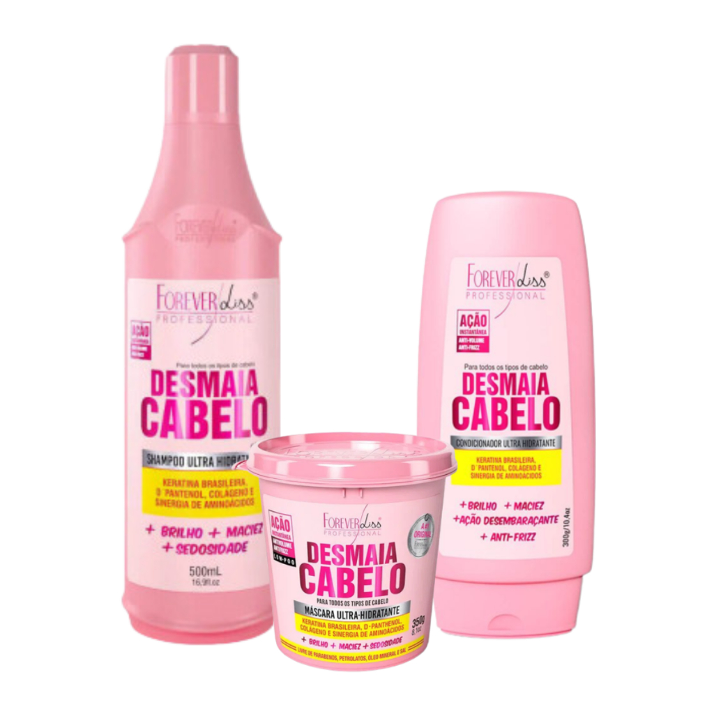 FOREVER LISS Shampoo Desmaia Cabelo Rosa 500 Ml