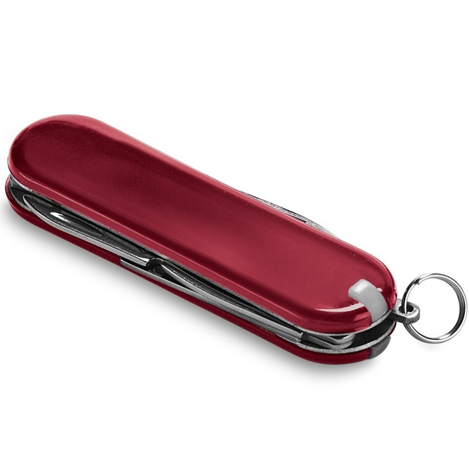 Canivete Multifunções de Bolso Suiço com Chaveiro 5 funções