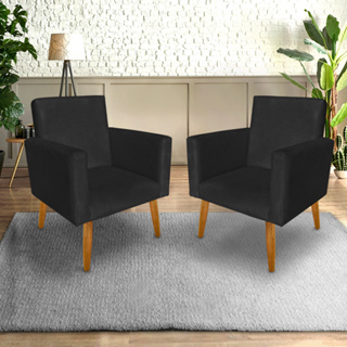 Kit 2 Poltronas Nina Decorativa Sala - Quarto - Promoção