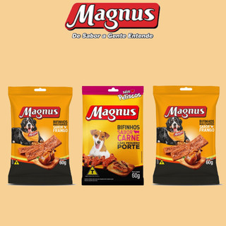 Petisco Para Cães Bifinho Magnus Sabores 60g - Unitário em Oferta na Shopee