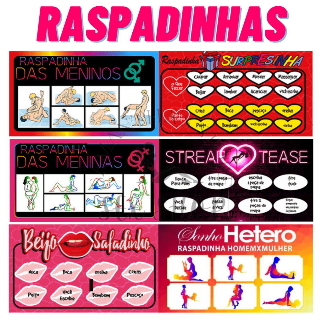 Raspadinhas Er Ticas Jogos Sensuais Sex Shop Shopee Brasil