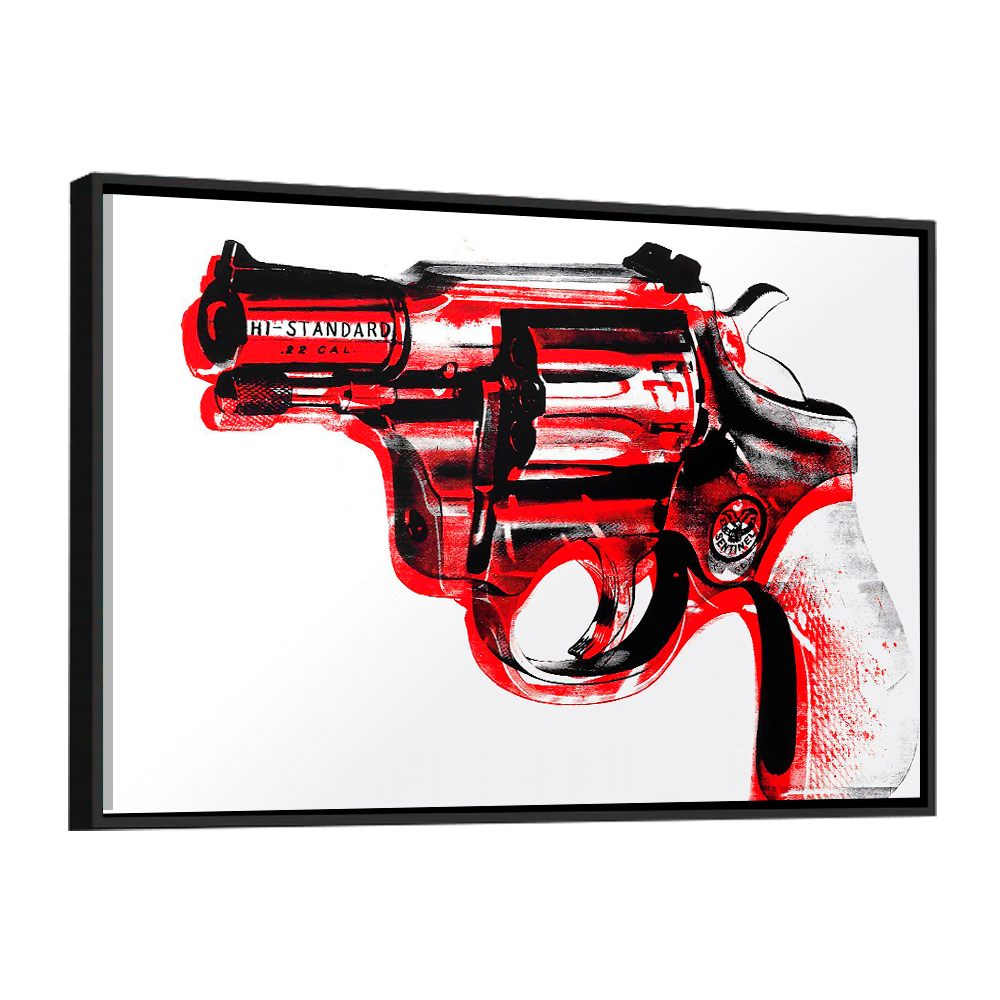 Quadro Decorativo Arma Vermelha Com Moldura Acetato Shopee Brasil