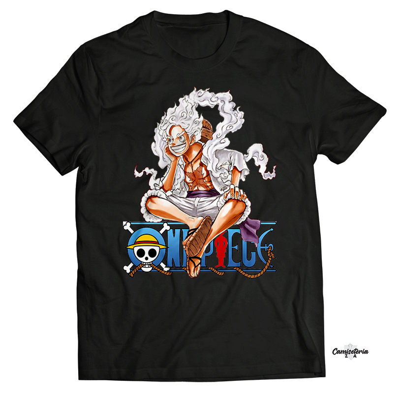 Camiseta camisa Blusa anime One Piece Monkey D Luffy Gear 5 Anime Mangá  modelo tamanhos adulto e infantil