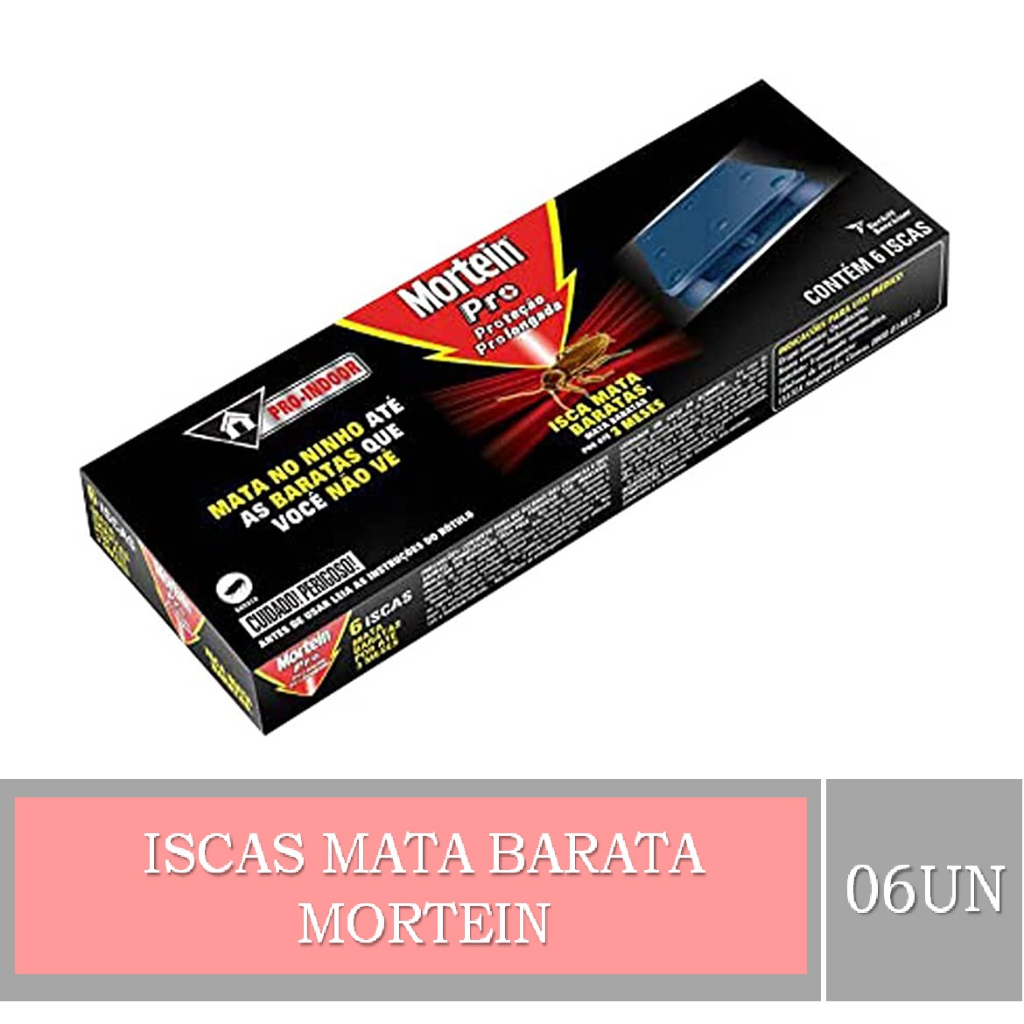 Iscas Mata Baratas Mortein 6 unidades